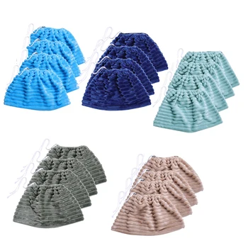 

HOT SALE 4-Pack Clean Hair Broom Cloth Lazy Broom Cover Absorbs One Soft Fur Bundle Mouth ing Cloth