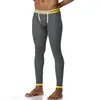 thermal underwear Men Long Johns Thicken Sexy Mens Under Pants Bottoms Pajama Low Rise Tight Legging Pouch Warm Long Johns ► Photo 3/6