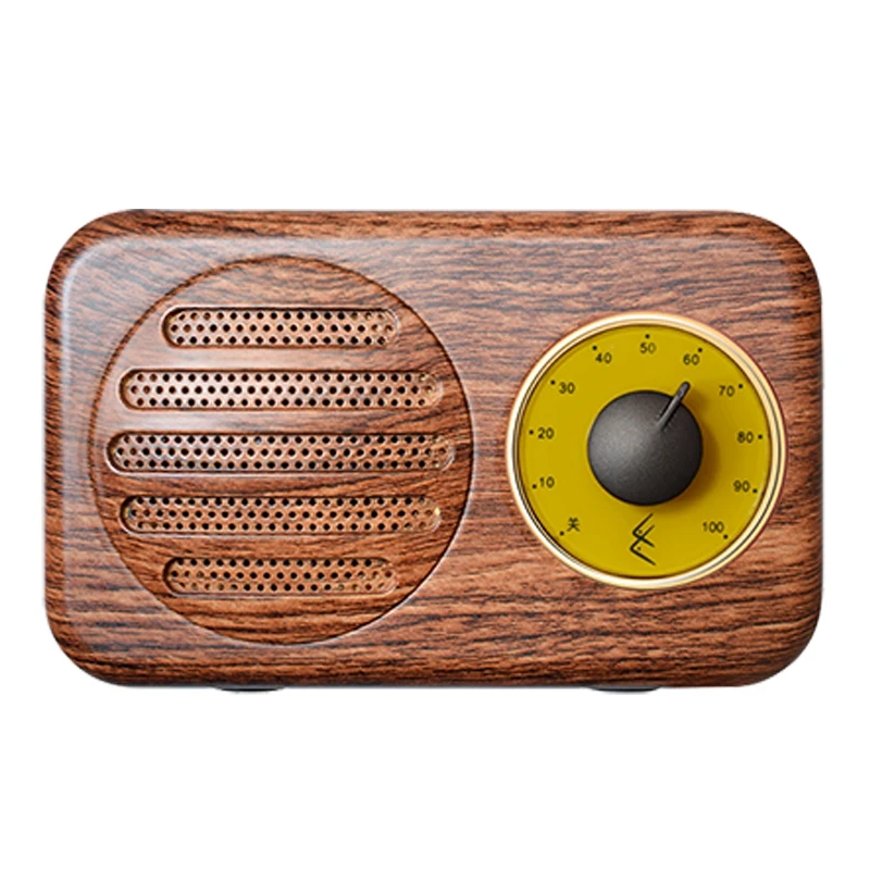 Retro Radio Bluetooth Speakers, Vintage Radio with Old Fashioned Classic Style, Strong Bass Enhancement, Loud Volume