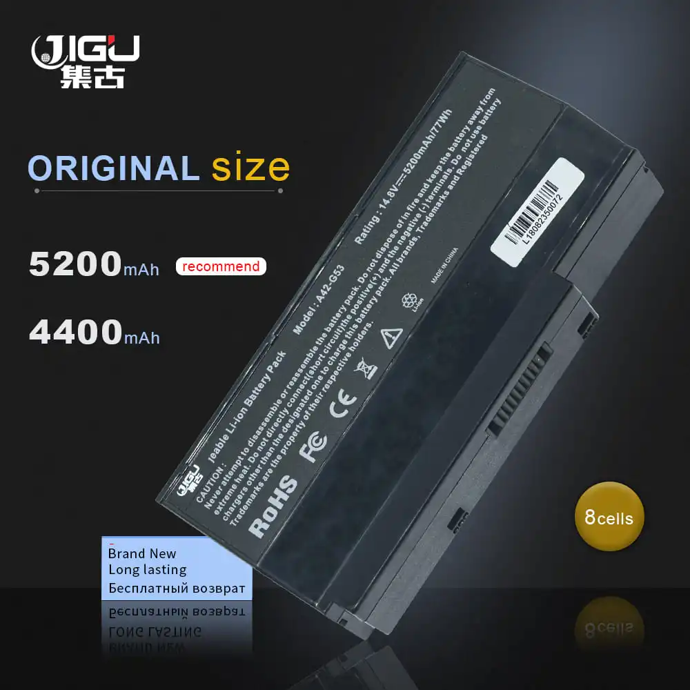 JIGU Laptop Battery For Asus G73 G53 G73GW G53SW G73S Series 8Cells|laptop battery|battery for asuslaptop battery asus |
