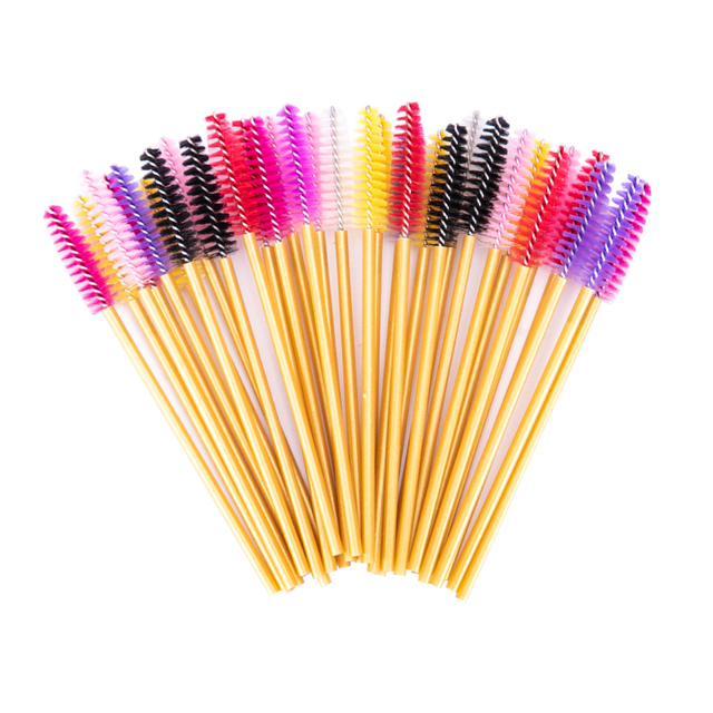 Disposable Crystal Eyelash Brush Comb Eyelashes Extension Brush For Eyelash Extension Mascara Wands Makeup Tools