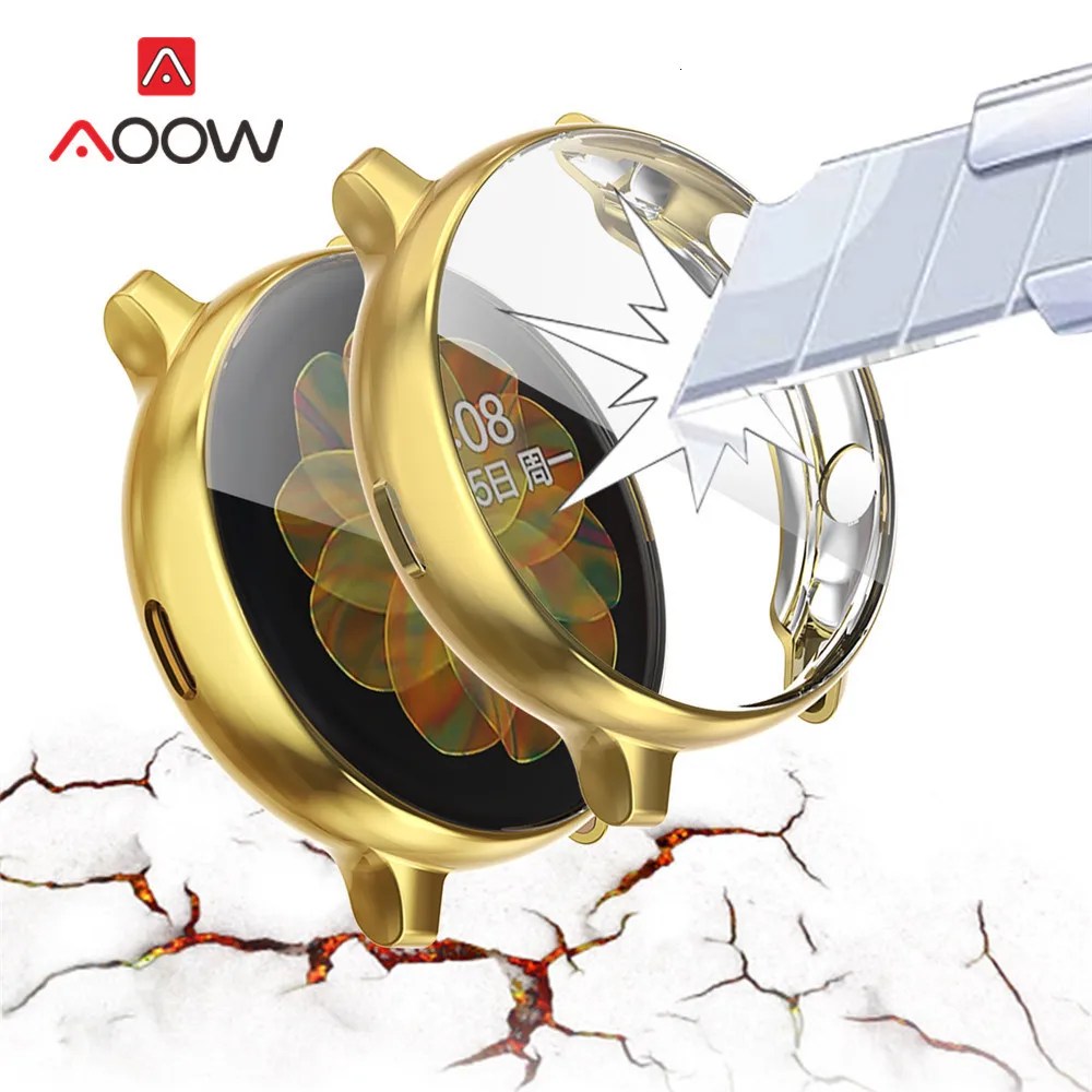 Защитный чехол для экрана для samsung Galaxy Watch Active 2 40 мм 44 мм R820 R830 Active2 ультратонкий защитный чехол с полным покрытием