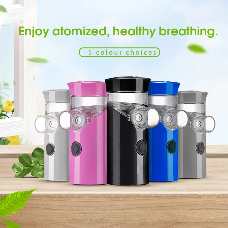 

Protable Automizer For Children Adult Inhale Nebulizer Ultrasonic Nebulizador Spray Aromatherapy Steamer Health Care