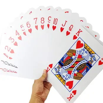 

Playing Cards Extra Large Oversized Playing Cards Big Cards A4 Poker Four Times Nine Times Poker Cards Games