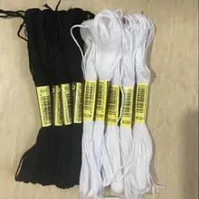 Oneroom 20 мотков линии для вышивки крестом вязание браслеты(белый и черный