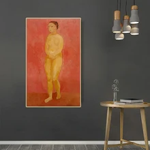 Цитон Пабло Пикассо Nude голая женщина стоящая Canvas холст картина