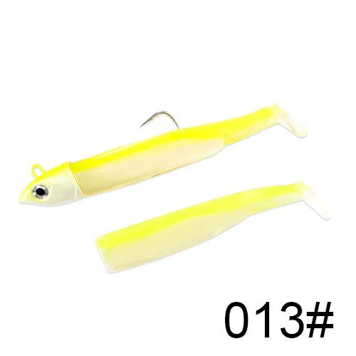 5/10/12/25g Minnow Lead Head Soft Fishing Lure Wobblers Jig Head Silicone Bait Offset Hook Jigging Fishing Tackle For Bass Pike - Color: Mix 013