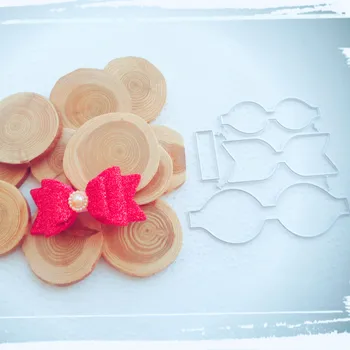 

Bowknot Bow Die Cuts Dies Scrapbooking Stencil Template for DIY Embossing Folder Paper Photo Album Cards Making Hair Decoration