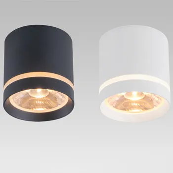

Super bright LED down light AC110V 220V surface mounted down light COB spotlight 7W 10W 12W ceiling decorative lighting