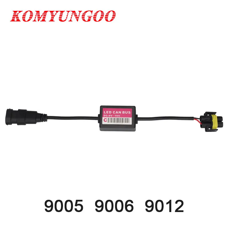 

2pcs LED Canbus Adapter Headlight Bulb Canceler Decoder Of 9005 HB3 9006 HB4 9012 HIR2 H1 H4 H7 H8 H9 H11 Can-Bus Decoder