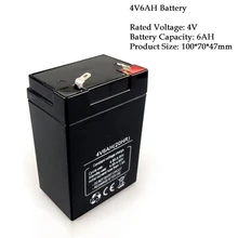 Toy Accumulator Battery-4v6ah Backup-Power Lead-Acid for LED Emergency-Light Children
