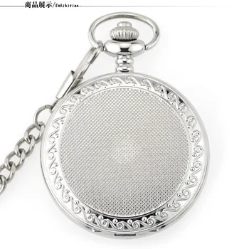 

Antique Roman Arabic Number Quartz Pendant Chain Pocket Watch for Men and Women with Necklace Pocket Chain