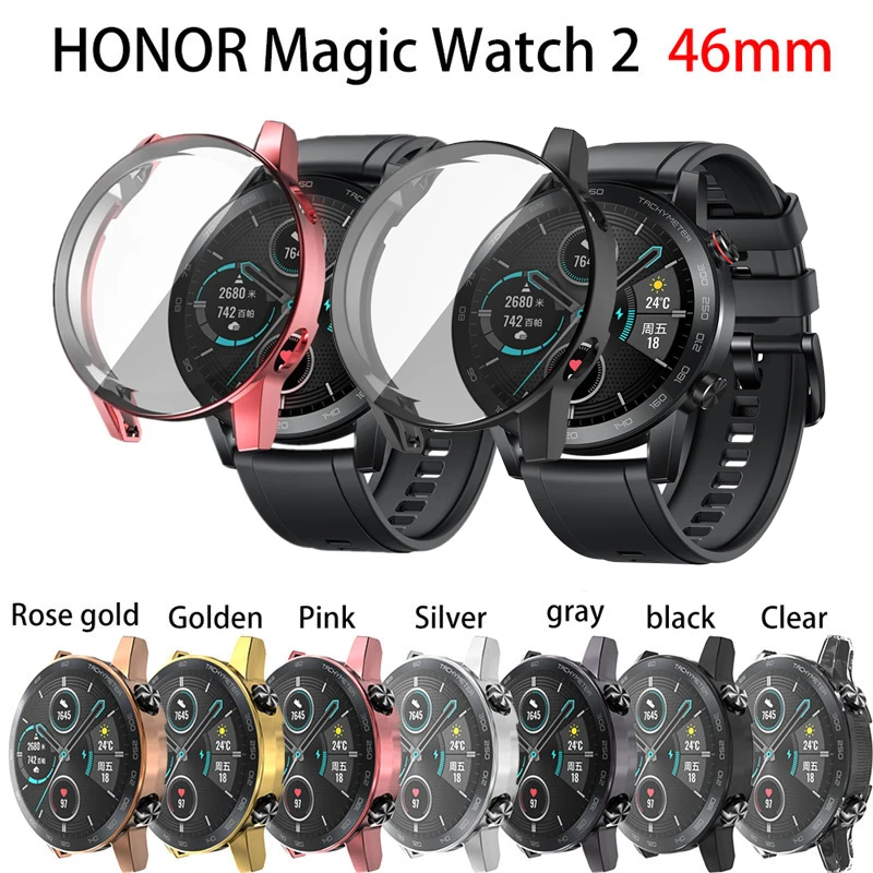 Чехол для Huawei Honor Magic watch 2 ТПУ мягкий с полным покрытием 46 мм | Наручные часы