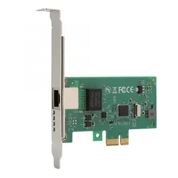 

network card pci For Intel 82574-S Gigabit PCI-E 1X Network Interface Card Small Board for Computer network card for laptop