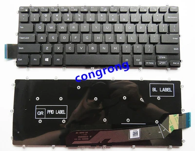 Клавиатура для ноутбука DELL Inspiron 13 5368 5378 5578 7368 7378 черная клавиатура для ноутбука с Подсветка