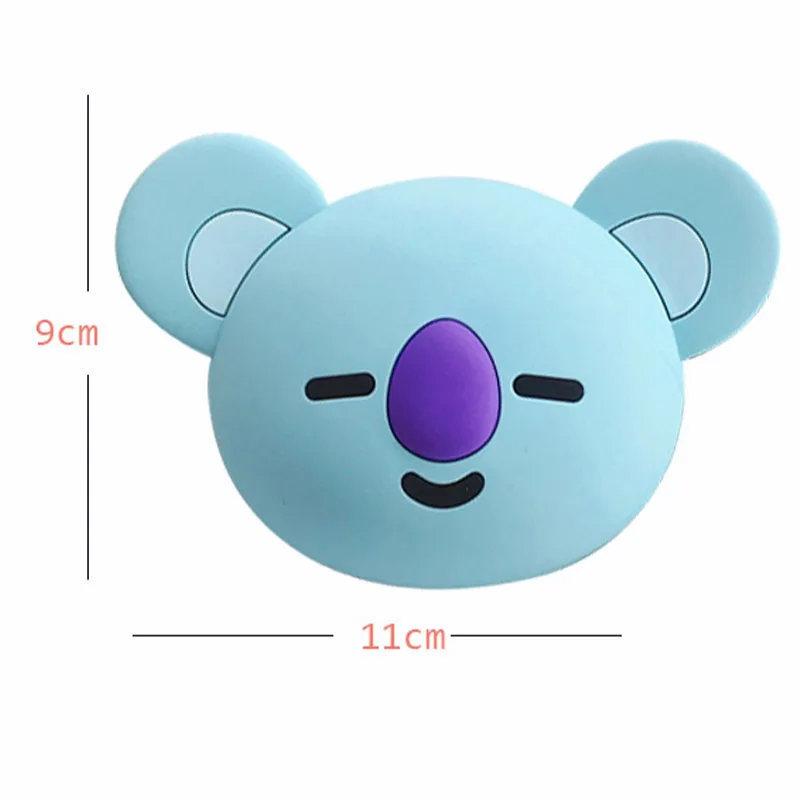 Koala чехол для наушников линия передачи данных/ключ/деньги/держатель карты/сумка для хранения 3D мультфильм жесткий мультяшный наушник коробка