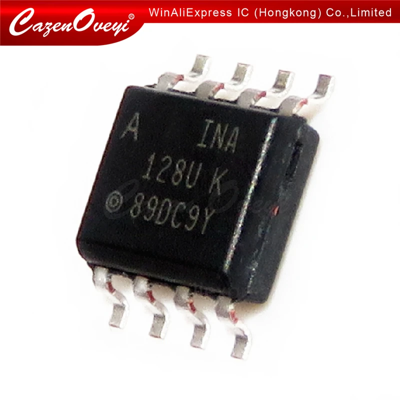 1 unids / lote INA128UA INA128U INA 128U SOP 8 En stockCircuitos integrados AliExpress