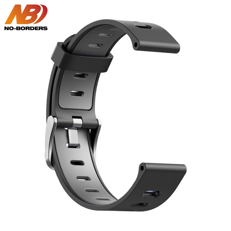

NO-BORDER Silicone Bracelet Strap for IP68 Waterproof GPS P1C Smartwatch Smart Watch Smart Wristbands