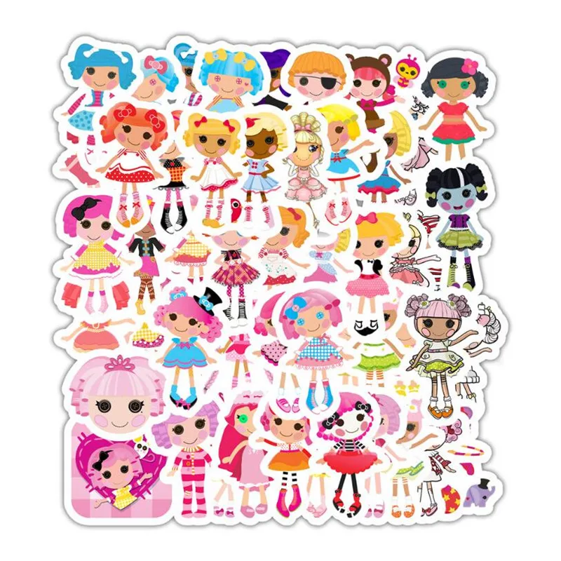 

10/30/50PCS Cute Doll Angel Rollo Graffiti Suitcase Skateboard Waterproof Sticker Decoration Children's Toy Wholesale