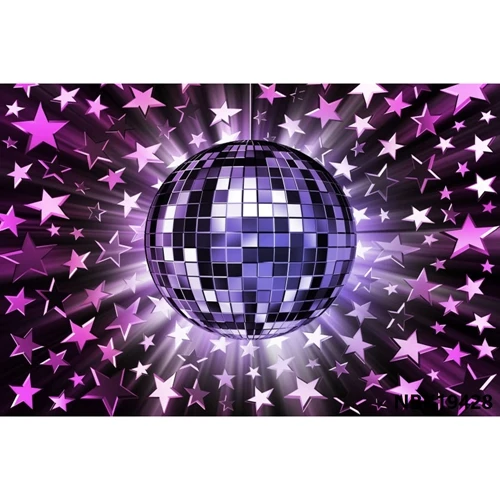 Вечерние фотообои Yeele 80s 90s Disco с красочным цветным музыкальным танцевальным шоу время сценическая фотография фон для фотостудии - Цвет: NBK19428