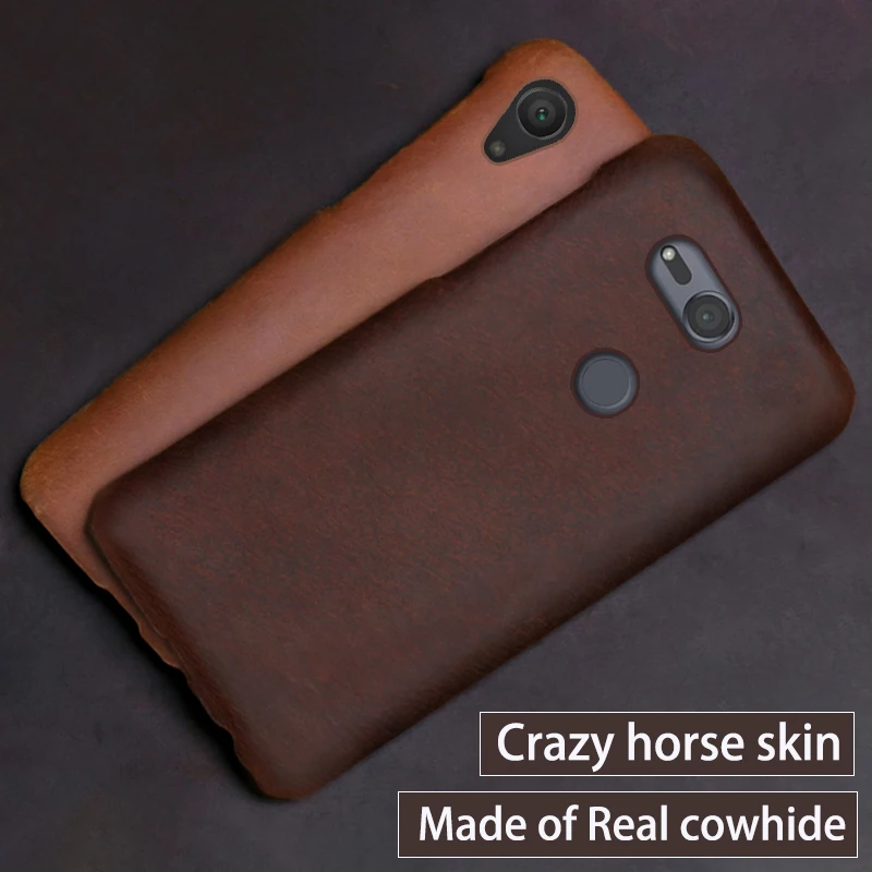 Чехол из натуральной кожи для Sony Xperia X Z Z2 Z3 Z4 Z5 XZ2 XZ4 Compact XA XA1 XA2 Ultra XZ1 XZ Premium 5 8 10 Plus |