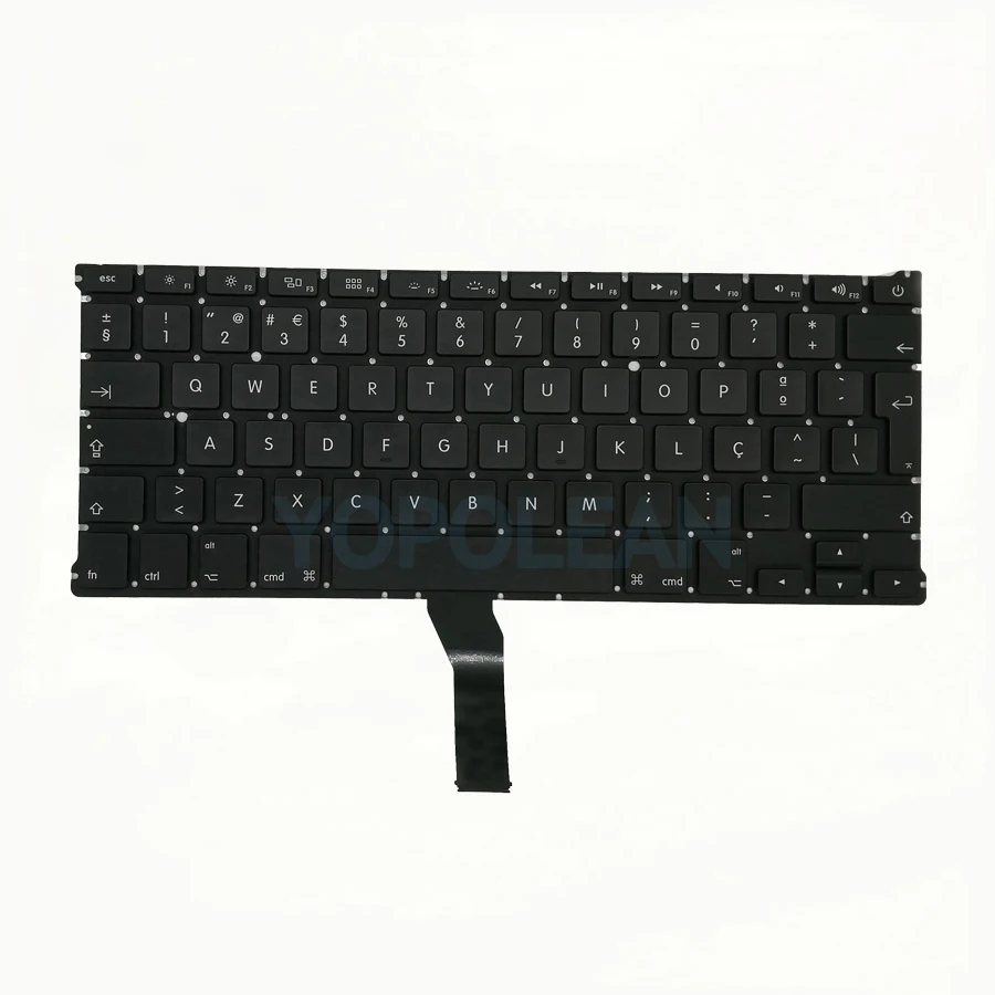 5 шт./лот новая португальская клавиатура с подсветкой для Macbook Air 13 &quotA1369 2011 A1466 2012