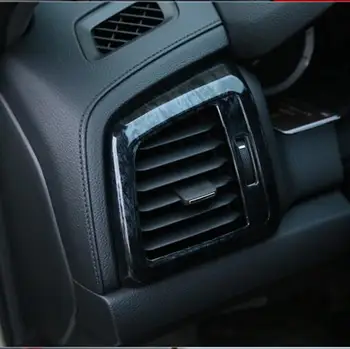 

Black Wood Interior Decorations Gear Window Door Handle Air Outlet Protective Mouldings For Honda URV UR-V CAA291B