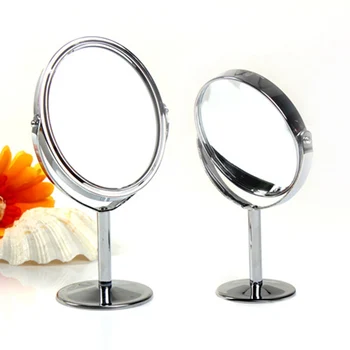 

Round Shape Simple Rotatable Beauty Makeup Mirror High Quality Double-Sided Normal Magnifying Stand Cosmetic Mirror