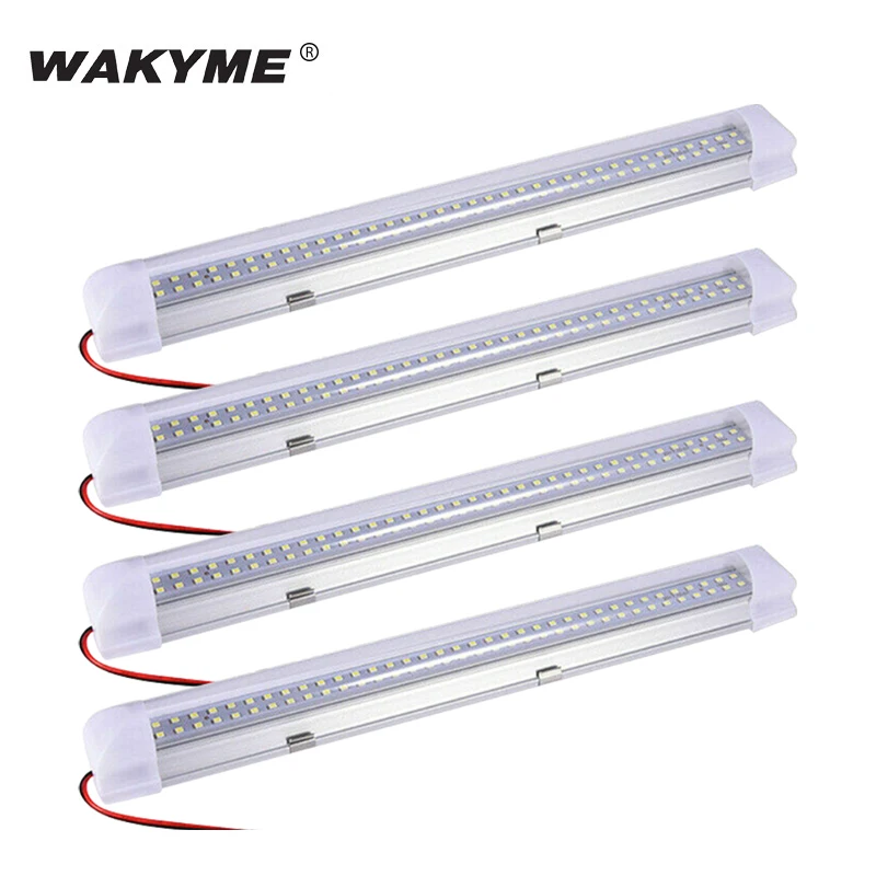 

72 LEDs 12V LED Light Wardrobe Bed Lamp Under Cabinet Night Light For Recreation Vehicle Closet Stairs Kitchen Bedroom