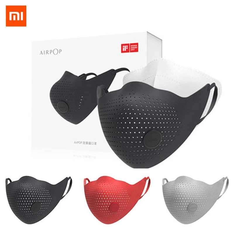 Новейшая Xiaomi Mijia AirPOP Air Wear PM2.5 анти-Дымчатая маска для лица с фильтром Регулируемая Ушная подвесная маска против пыли удобная маска для лица