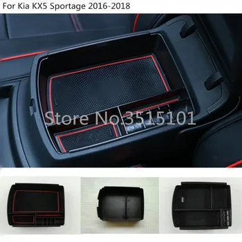 

Car Body Inner Storage Trim Container Center Console Cup Holder Gear Box Frame For Kia KX5 Sportage 2016 2017 2018