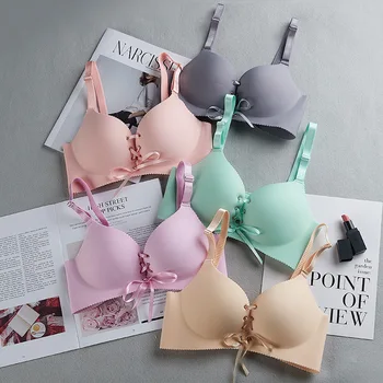 

New 3/4 Cup Women Push Up Bra Wire Free Bandage Lingerie Cotton Bralette Female Underwear Dropshipping Seamless Sexy Bras