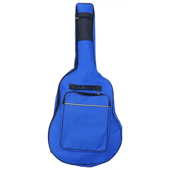 

40/41 Inch Musical Folk Acoustic Guitar Storage Bag Double Straps Oxford Cloth Waterproof Backpack