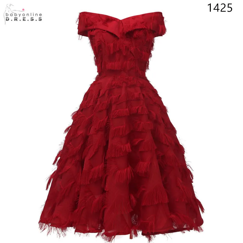 

Vestido de Festa Sexy Burgundy Tassel Short Evening Dress New Arrival Soft Lovely Evening Gown Pink White Robe De Soiree