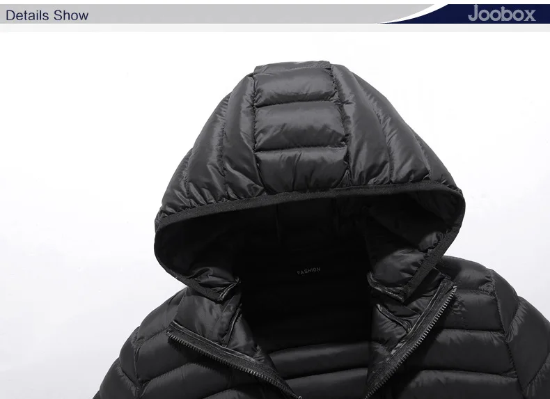 Joobox мужская одежда маленькая хлопковая стеганая одежда AliExpress поставка товаров мужское маленькое хлопковое пальто с капюшоном Мужское пальто