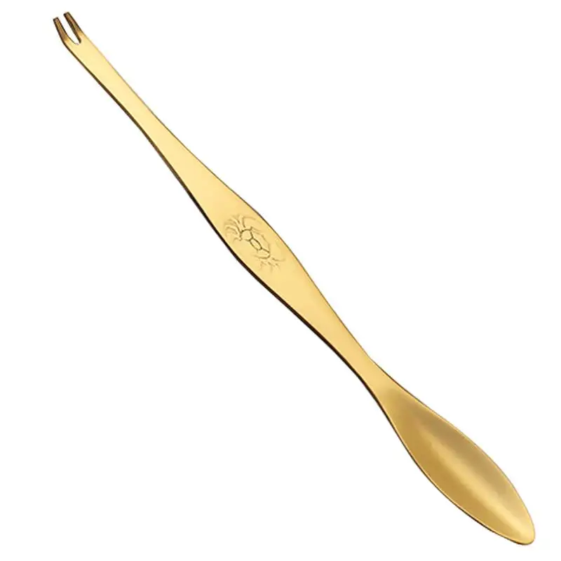 

1pc Crab Fork Stainless Steel Professional Creative Crab Pick Crab Spoon Crab Tools Seafood Tools Accessories