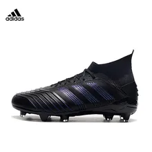 Водостойкая трикотажная футбольная обувь с высоким берцем для футбола, Спортивная дышащая мужская обувь для футбола, 19,1+ FG