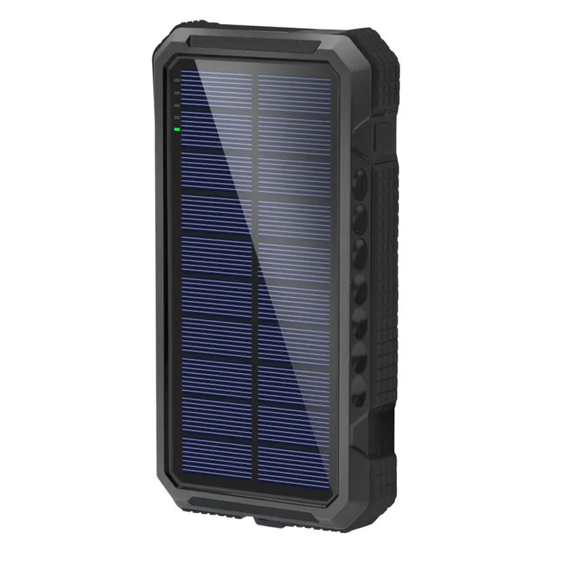 Solar Power Bank 80,000mAh Solar Charger Dual USB and Tpyc-c Port External Charger Power Bank for Android lphone mobile power bank