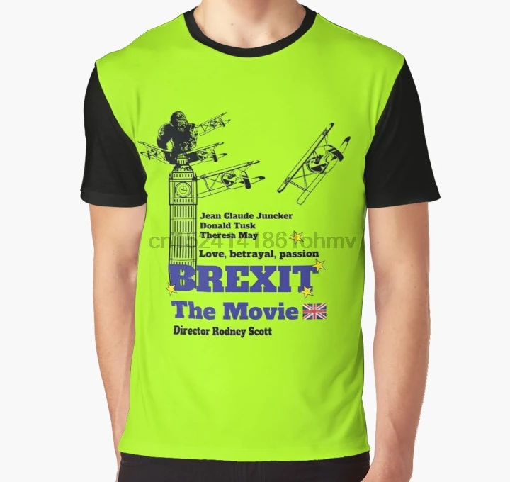 All Over Print 3D Tshirt Men T Shirt Brexit Movie - The Uk Brexit- Pro Anti Supporter | Мужская одежда