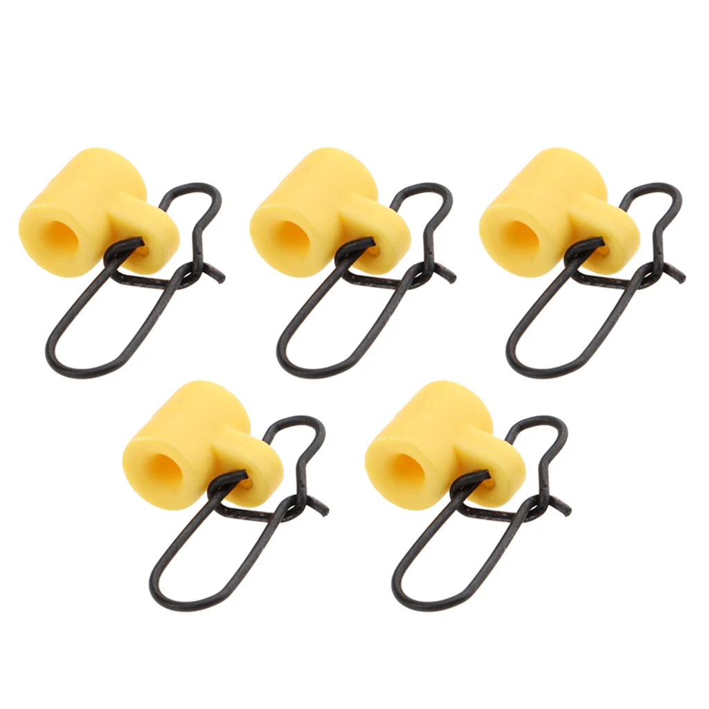 Heavy Duty Sinker Slides with Stainless Steel Snaps High-strength Fishing Braid Line Sinker Slider Slides Swivel Snap