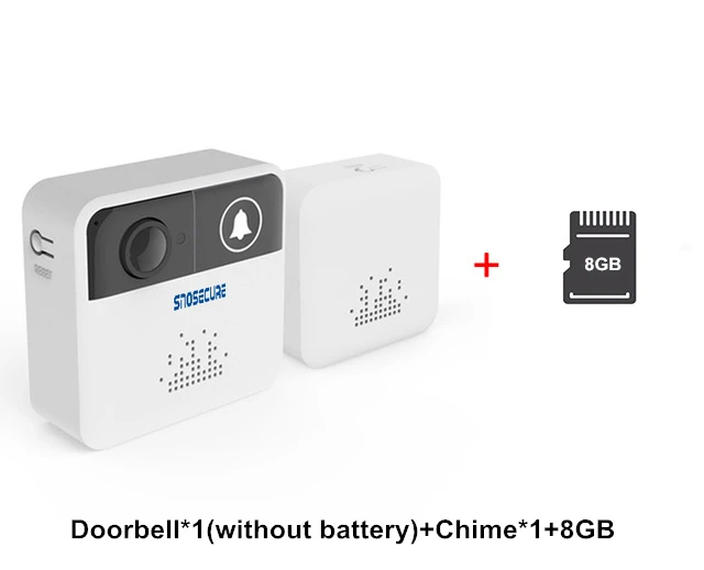 SNOSECURE Smart Vedio WiFi дверной Звонок камера HD 720P беспроводной дверной звонок с колокольчиком двухсторонний аудио визуальный домофон камера безопасности - Цвет: Optional 6