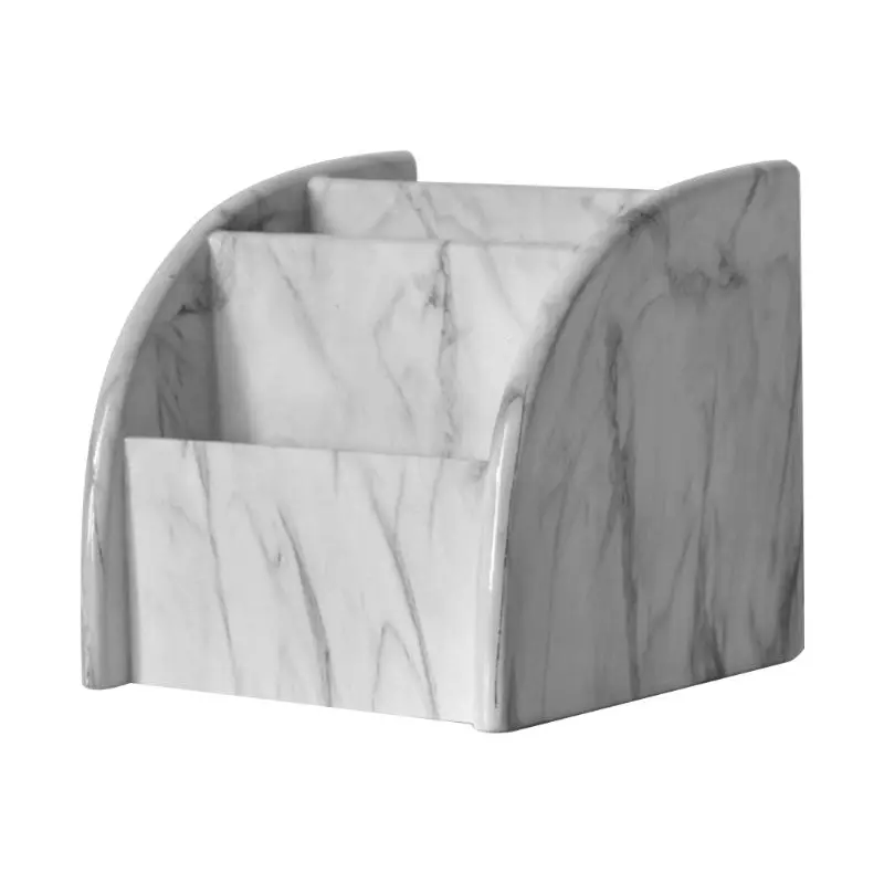 

Marble Jewelry Storage Box Cosmetic Classifier Organizer Case Pen Container Gift