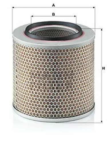 Фильтр воздушный MAN NG263/313 NL223/263/313 NU263/313 MANN-FI