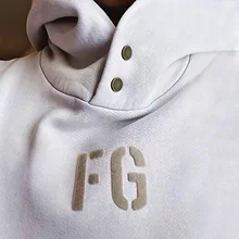 7 estilo 21fw essentials sétima coleção fg logo impressão masculino e feminino hip hop com capuz pulôver moletom oversize hoodies