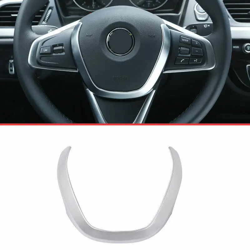 1 PCS Chrome Car Steering Wheel Decoration Strip for BMW X1 F48 2016-2017 series F52 Styling Accessories | Автомобили и мотоциклы