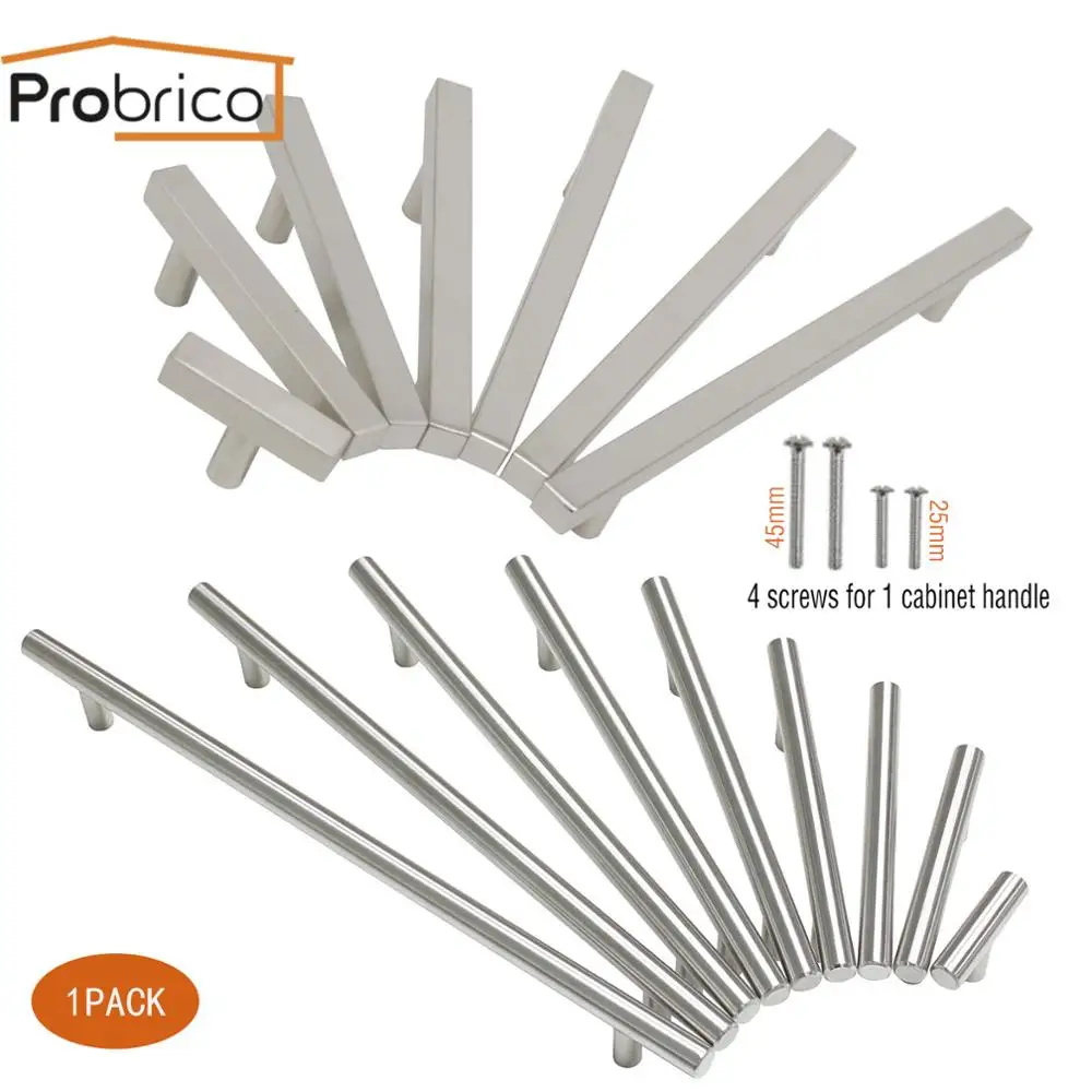 

Probrico Cabinet Handles Knobs Door Kitchen Knobs Cabinet Pulls Drawer Furniture Handle Hardware 128mm/160mm/192m