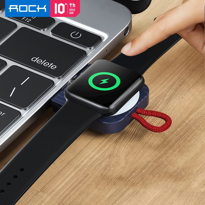 Dock di ricarica Wireless magnetico per Apple Watch Series 6 5 4 3 2 1  caricatore USB per Dock di ricarica Wireless Qi portatile ROCK per iWatch| Wireless Chargers| - AliExpress