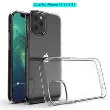 Ультратонкий Прозрачный мягкий чехол из ТПУ для Apple iphone 12 Pro Max
