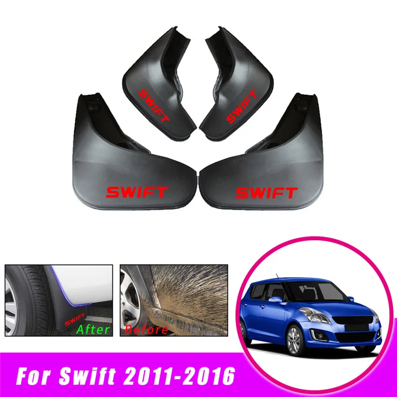 Передняя тыльная грязь закрылки для Suzuki Swift 2011- крыло брызговики Брызговики автомобильные аксессуары 4 шт