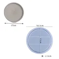 17cm round